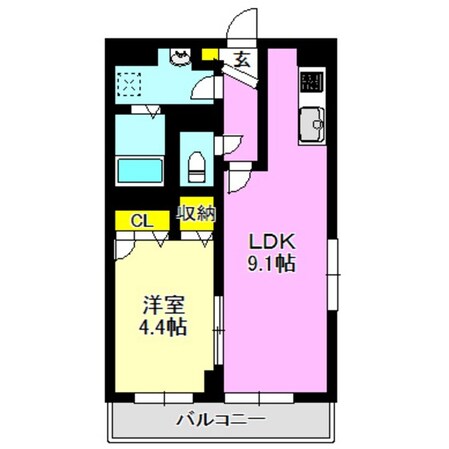 ヴァンヴェストの物件間取画像